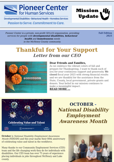 Fall 2025 Newsletter